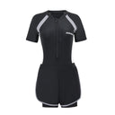 Sports one-piece swimsuit ladies conservative women's slim plus size hot spring swimsuit new skirt women's swimwear wholesale