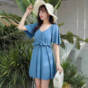 Women's Swimwear 2026 New Trendy Two-Piece Conservative Slimming Tummy-Covering Plus Size Ins-Style Fairy-Like Hot Spring Sexy